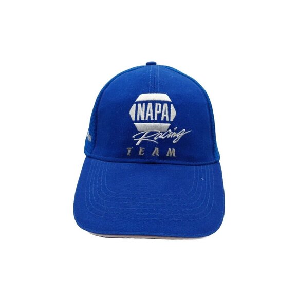 NAPA Team Racing Cap NASCAR Blue White Embroidered Strapback - Picture 1 of 6
